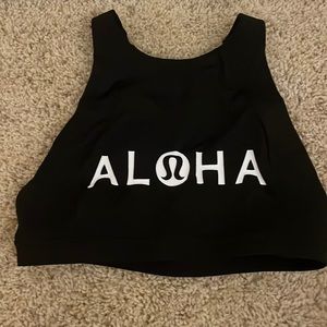 COPY - COPY - Lululemon, sports bra,Hawaii, size 6